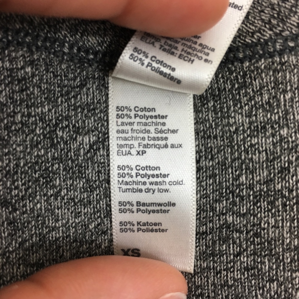American Apparel Grey Cotton Blend Cardigan - Picture 5 of 7